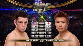 Nate Diaz vs Takanori Gomi