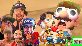 Mario Reacts To Nintendo Memes 11 ft. Meggy Reaction!!! | MARIO X MEGGY ON VACATION!