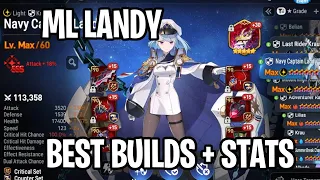 NAVY CAPTAIN LANDY 2024 GUIDE - How to Build + Stats [Epic Seven]