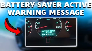 How to Fix Battery Saver Active Warning Message