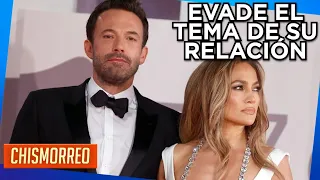 JLo evita hablar de Ben Affleck en conferencia de prensa | El Chismorreo