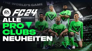 Alle FC24 PROCLUBS NEUHEITEN mit Crossplay, neuem Liga & Fan System🔥