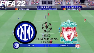 FIFA 22 | Inter Milan vs Liverpool - Champions League UEFA - Full Match & Gameplay