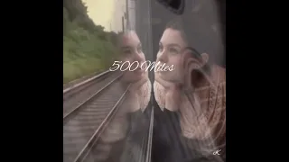 J’entends siffler le train / 500 Miles - Lyrics (extended Fr & Eng version with Engsub)
