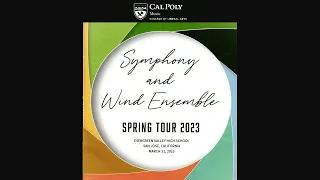 2023-03-31 Cal Poly Symphony at Evergreen Valley High School