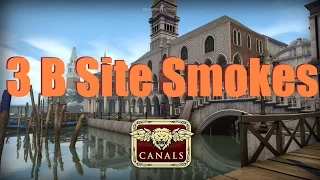 CSGO- Canals B Smokes Strategy (3 Smokes)