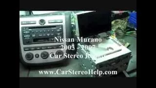 Nissan Murano Bose No audio Cd broken Stereo radio Repair 2003 - 2007 = Car Stereo HELP