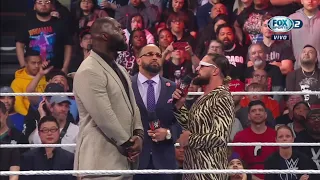 Confrontación entre Seth Rollins & Omos Camino a Backlash 2023 - WWE Raw 24/04/2023 (Español)