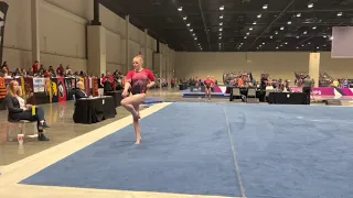 Hannah Scheible, AA Flames Floor 2023 DEV Nationals