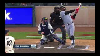 Eloy Jimenez 3 Run Home Run - Chicago White Sox vs Minnesota Twins MLB Baseball 2024