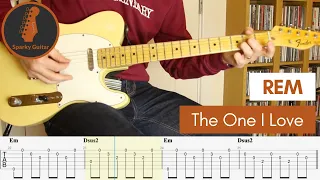 The One I Love - R.E.M. - Learn to Play! (Guitar Cover & Tab)