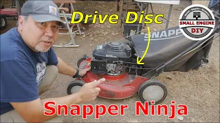 Snapper Ninja Mower has a Stuck Drive Disc