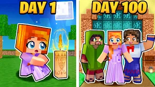 I Survived 100 DAYS with the ENCANTO FAMILY in Minecraft!