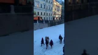 Обход ОМОНОВЦЕВ по льду с риском. Митинг в Санкт-Петербурге 31 января 2021 г. ✅