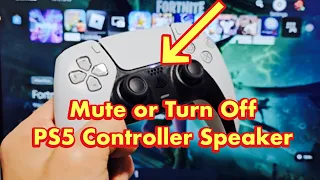 How to Mute PS5 Controller Speaker