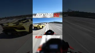 Lamborghini Aventador SVJ vs Honda CBR1000RR