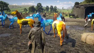 Red dead redemption 2 | New Custom Horses | Best Horse Tamer | John Marston