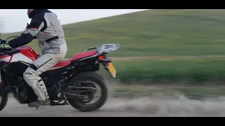 Africa Twin learning to drift