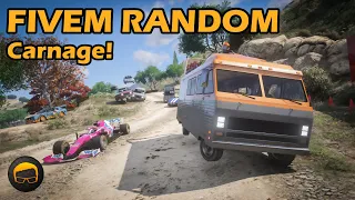 Short Dirt Track Chaos & Carnage - GTA FiveM Random All №159