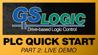 GS20(X) VFD: PLC Quick Start Part 2 - Live Demo