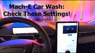 Mustang Mach-E Tip: Car Wash