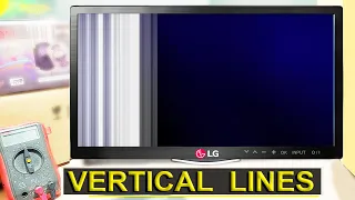 LG LED TV Vertical Lines or Bars Problem | No Picture No Graphics | LG LCD TV Screen Problem