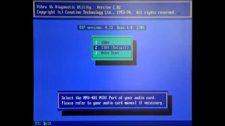 Sound Blaster VIBRA 16 DOS Drivers installation - Less hiss/noise!