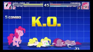 2x Super Pinkie Pie VS Pinkamena & Nightmare Sparkle