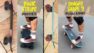 Pink Stripe Doozies & Dinghy Shape 9 Plow Kings cruiser board session | Korg iElectribe Soundtrack