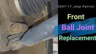 Step-by-Step Guide to Replacing Front Lower Ball Joint for Jeep Patriot!