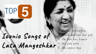 Lyrical - Top 5 iconic Lata Mangeshkar lyrical songs #legendary #latamangeshkar #lata #oldisgold