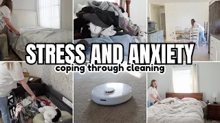 CLEAN AWAY YOUR ANXIETY AND STRESS | COPING THROUGH CLEANING | CLEANING MOTIVATION