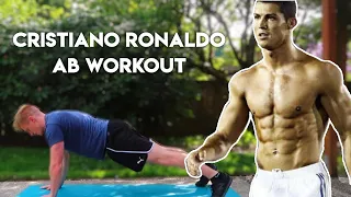 CRISTIANO RONALDO'S Ab Workout at Home