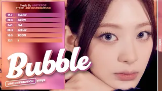 STAYC - Bubble | Line Distribution