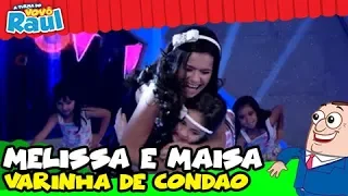 PEQUENA MELISSA É SURPREENDIDA POR MAISA NO PROGRAMA RAUL GIL