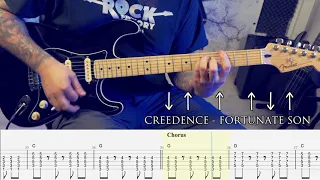 CREEDENCE - Fortunate Son [GUITAR COVER + TAB]