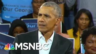 Barack Obama Stumps For Stacey Abrams In Georgia | The Last Word | MSNBC