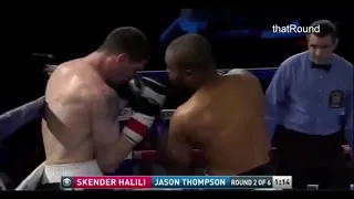 2016: Skender Halili vs Jason Thompson (Round 2) (The Ring Magazine Round of the Year)