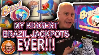 💥MY BIGGEST JACKPOT$ ON BRAZIL EVER COMPILATION! 💥 Huge Jackpots Incoming! (MUST SEE)