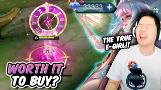 Worth it to buy? New Angela starlight Skin AVATAR OF TIME | Mobile Legends Gosu General skins