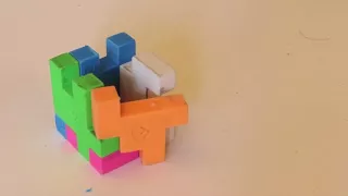 Eraser Cube Puzzle Solution (Animated)