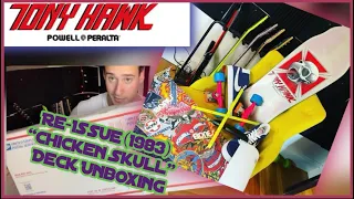 Tony Hawk (1983) Re-issue “Chicken Skull” Deck Unboxing
