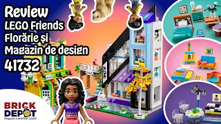 Review LEGO Friends  Florărie și magazin de design în centrul orașului (41732)