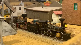 HO scale Virginia & Truckee: Double Headers!