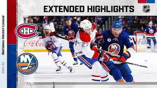 Montreal Canadiens vs New York Islanders Feb 20, 2022 HIGHLIGHTS