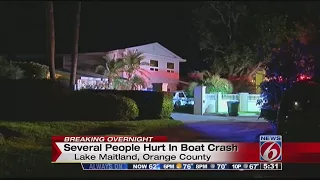 Several injured in boat crash on Lake Maitland