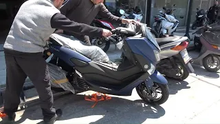 unboxing YAMAHA NMAX 155