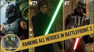Ranking All Heroes and Villians in Star Wars Battlefront 2 (from WORST to BEST)