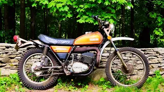 FIRST START IN 42 YEARS - Barn Find Yamaha Enduro Dirt Bike - Will it Run?