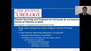 “Management of Adolescent Varicocele” and "Vaginal Estrogen - What Every Urologist Should Know"